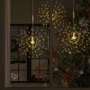 Outdoor Christmas Firecrack Lights 4pcs Warm White 7.9" 560 LEDs