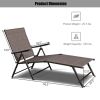 Outdoor Patio Pool Adjustable Fashion Simple Stlye Chaise Lounge