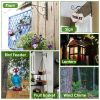 2Pcs Iron Plant Hanging Bracket Plant Hanger Wall Hooks For Bird Feeder Lanterns Wind Chimes