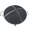 Furnace round utility grill fire pit heating stove simple cauldron outdoor bonfire yard