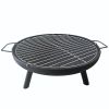 Furnace round utility grill fire pit heating stove simple cauldron outdoor bonfire yard