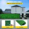 VEVOR Artificial Boxwood Panel Boxwood Hedge Wall Panels Artificial Grass Backdrop Wall Green Grass Wall, Fake Hedge for Decor Privacy Fence Indoor Ou