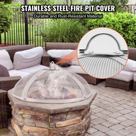 VEVOR Fire Pit Cover/ Spark Screen Lid (Item Dimensions: 27 inch, Shape: Round)