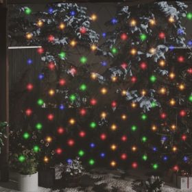 Christmas Net Light Blue 9.8'x6.6' 204 LED Indoor Outdoor (Color: Multicolour)