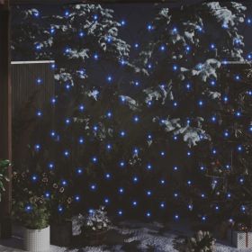 Christmas Net Light Blue 9.8'x6.6' 204 LED Indoor Outdoor (Color: Blue)