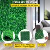 VEVOR Artificial Boxwood Panel Boxwood Hedge Wall Panels Artificial Grass Backdrop Wall Green Grass Wall, Fake Hedge for Decor Privacy Fence Indoor Ou