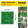 VEVOR Artificial Boxwood Panel Boxwood Hedge Wall Panels Artificial Grass Backdrop Wall Green Grass Wall, Fake Hedge for Decor Privacy Fence Indoor Ou