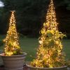 Solar Christmas String Lights; 33ft 100 LED Solar 8 Modes Outdoor Waterproof String Lights For Christmas Tree Garden Decoration (multi-color)