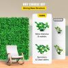 VEVOR Artificial Boxwood Panel Boxwood Hedge Wall Panels Artificial Grass Backdrop Wall Green Grass Wall, Fake Hedge for Decor Privacy Fence Indoor Ou